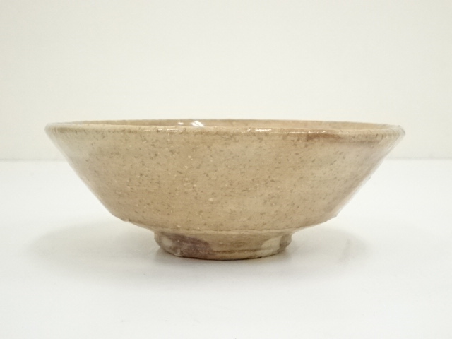 ♥とても古い　美濃焼　手捻り　茶碗　茶道具　骨董　古玩 道具 ] - 道具 足尾焼 郡司敏造 手捻り茶碗（共箱） | ネット